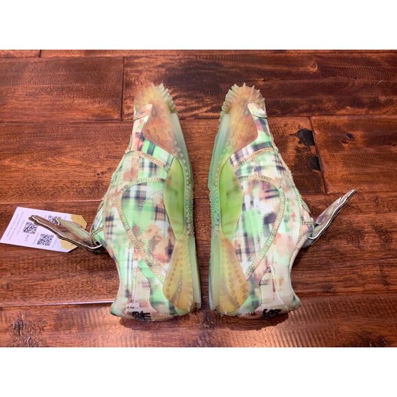 Puma x Collina Strada Women's Mostro Sneaker Green Faded Plaid New Size 8.5 | 39 - Picture 9 of 15